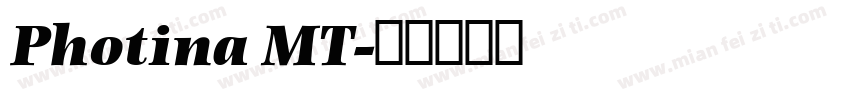 Photina MT字体转换
